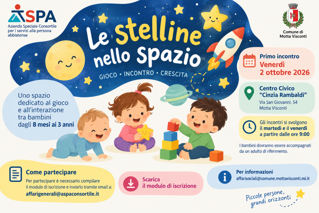 “Le stelline nello spazio” – riprendono gli incontri